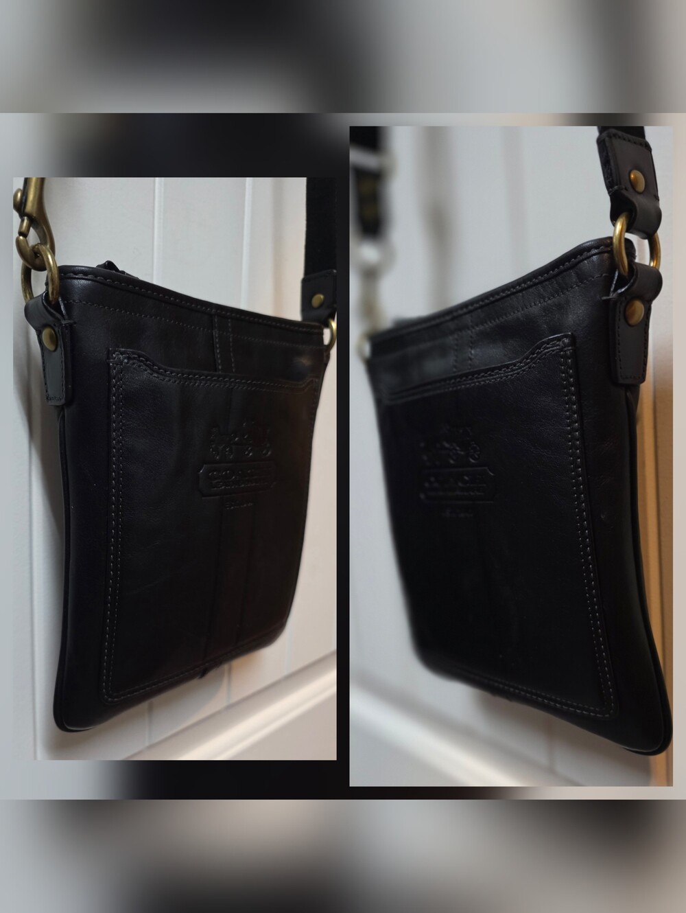 COACH Heritage Crossbody Flight Bag #41004 - Picture 10 of 16